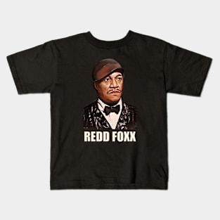 Redd Foxx Portrait - Redd Foxx Kids T-Shirt